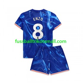 Fußballtrikots Chelsea Enzo 8 Kinder 2024-2025 Kurzarm Heimtrikotsatz kaufen